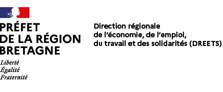 Logo Direction régionale de l'économie, de l'emploi, du travail et des solidarités (DREETS)